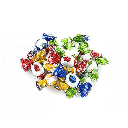 Colombina Fruticas Fruit Filled Assorted Candies, Pack of 12, 2.2lb, 396 Assorted Fruticas Fruit Filled Candy, Individually Wrapped Candy, Ideal for Candy Dishes, Offices & Parties