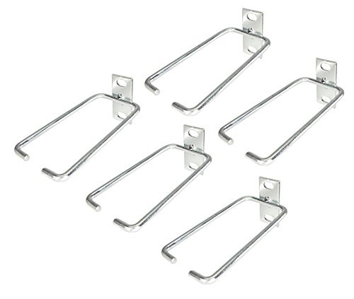 CNAweb 1U Vertical Server Rack Cable Management Minder D-Ring Hook Cable Organizer - Pack of 5