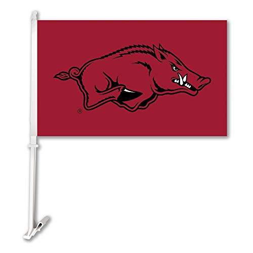 NCAA Arkansas Razorbacks 2-Sided Car Flag