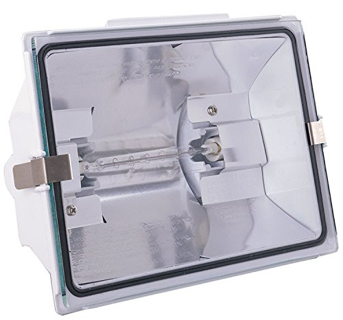 Heathco HZ-5505-WH 500 Watt White Halogen Floodlight