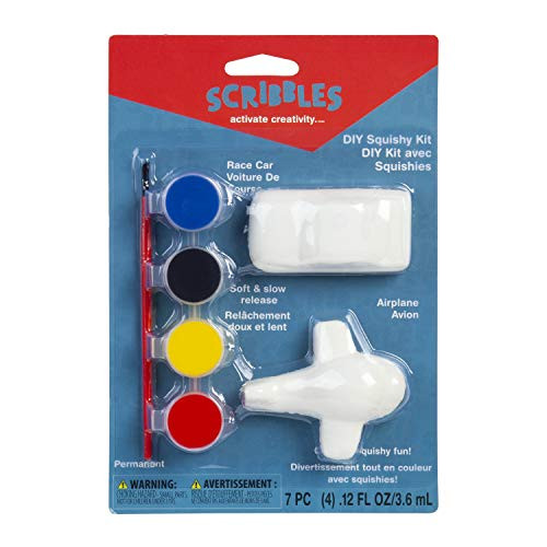Scribbles DIY Squishy Kit, Car & Airplane