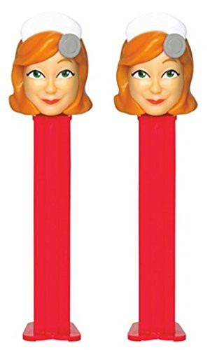 Hero PEZ Dispenser with Candy Refills, Pack of 2 (Nurse)