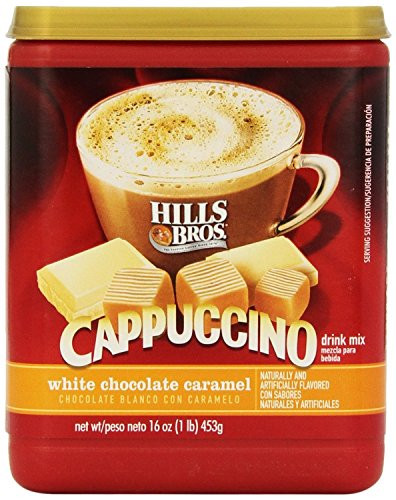 Hills Brothers English Toffee Cappuccino Drink Mix (2 Pack) 16 oz