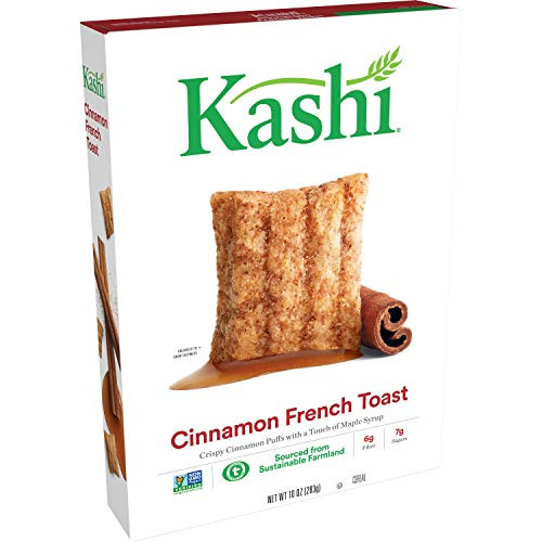 Kashi, Breakfast Cereal, Cinnamon French Toast, Non-GMO Project Verified, 10 Oz Box Kashi, Breakfast Cereal, Cinnamon French Toast, Non-GMO Project Verified, 10 Oz Box