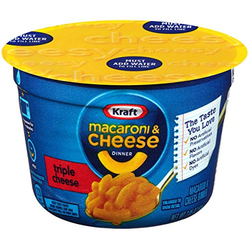 Kraft Easy Mac Triple Cheese Flavor Macaroni and Cheese (10 Microwavable Cups) Kraft Easy Mac Triple Cheese Flavor Macaroni and Cheese (10 Microwavable Cups)