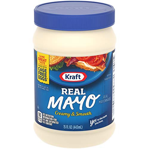 Kraft Mayo Real Mayonnaise (15 oz Jars, Pack of 12)