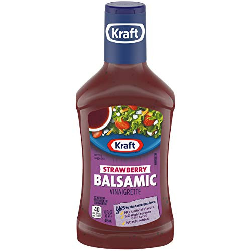 Kraft Strawberry Balsamic Vinaigrette Dressing (16 fl oz Bottle) Kraft Strawberry Balsamic Vinaigrette Dressing (16 fl oz Bottle)