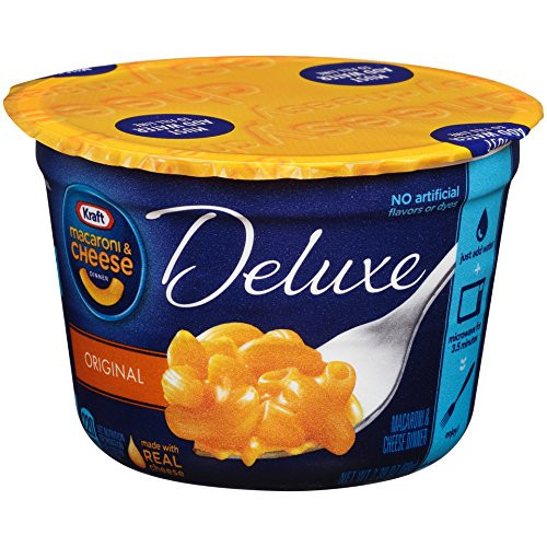 Kraft Deluxe Easy Mac Original Flavor Macaroni and Cheese (10 Microwaveable Cups)