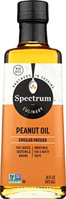Spectrum Unrefined Peanut Oil, 16 oz Spectrum Unrefined Peanut Oil, 16 oz