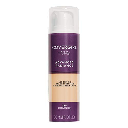 COVERGIRL Advanced Radiance Age Defying Foundation Makeup Medium Light, 1 oz (packaging may vary) COVERGIRL Advanced Radiance Age Defying Foundation Makeup Medium Light, 1 oz (packaging may vary)