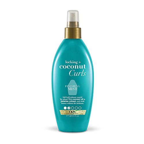 OGX Locking + Coconut Curls Finishing Mist, 6 Ounce (64021)