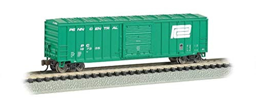 Bachmann Industries Penn Central ACF Outside Braced Sliding Door Box Car (N Scale), 50'6", Green Bachmann Industries Penn Central ACF Outside Braced Sliding Door Box Car (N Scale), 50'6", Green