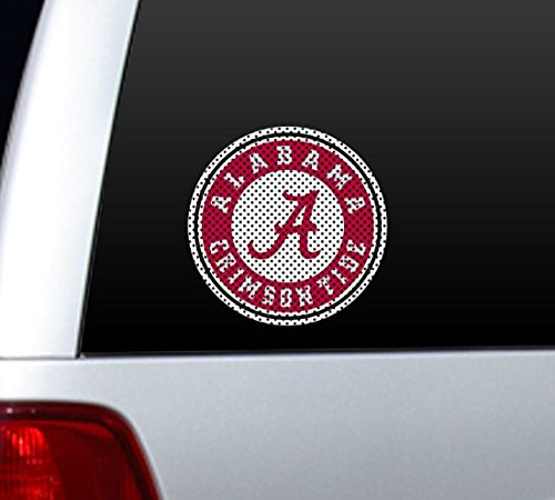 Fremont Die NCAA Alabama Crimson Tide Window Film, Large: 12", Team Colors Fremont Die NCAA Alabama Crimson Tide Window Film, Large: 12", Team Colors