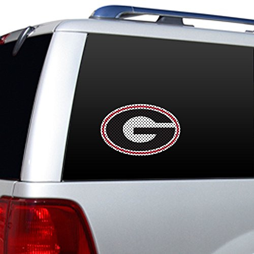 Fremont Die NCAA Georgia Bulldogs Window Film, Large: 12", Team Colors