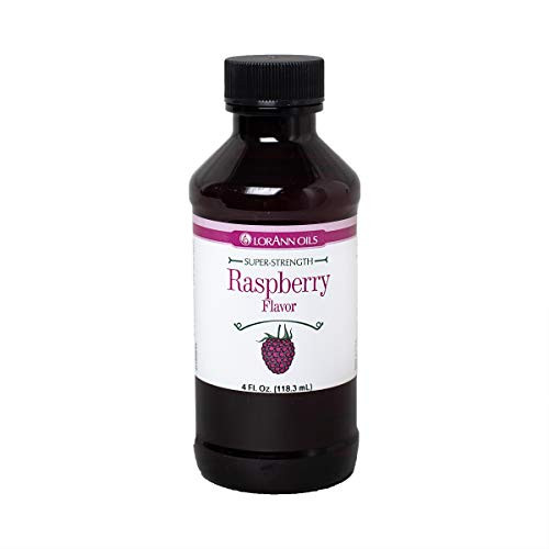 LorAnn Raspberry Super Strength Flavor, 4 ounce bottle