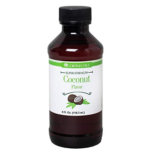 LorAnn Coconut Super Strength Flavor, 4 ounce bottle