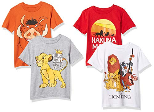 Disney Lion King Little Boys 4 Pack T-Shirts Simba Timon Pumbaa Zazu Nala 7