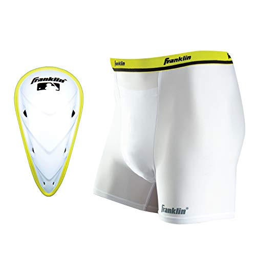 Franklin Sports Adult Compression Short With Cup- Large