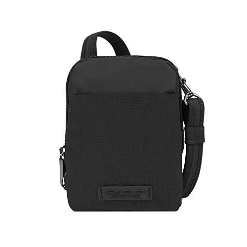 Travelon: Anti-Theft Metro Stadium Mini Crossbody Bag - Black