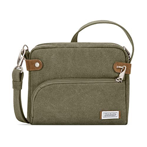 Travelon Anti-Theft Heritage Small Crossbody Bag: Sage