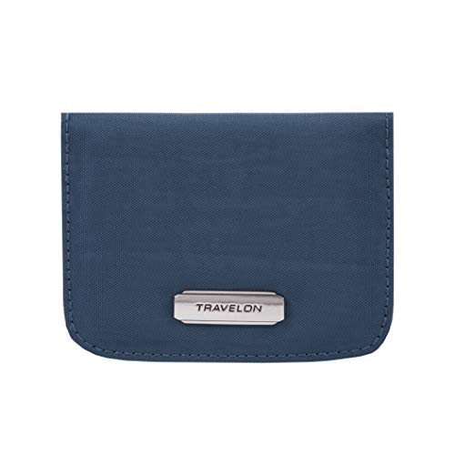 Travelon RFID Blocking Bifold Card Case, Ocean, One Size