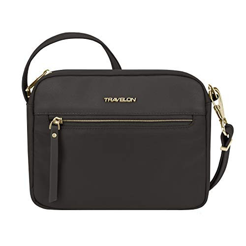 Travelon Small Crossbody Bag, Black, One_Size