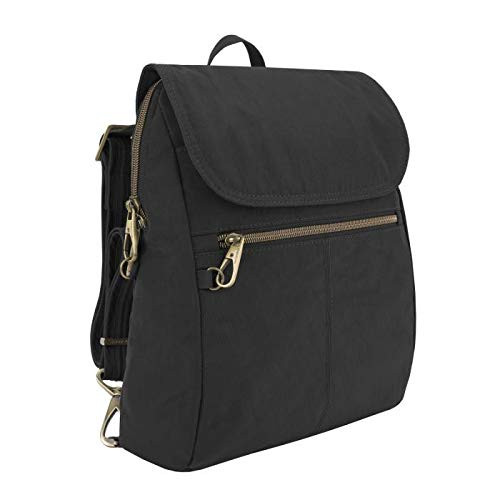 Travelon: Anti-Theft Signature Nylon Slim Backpack - Black