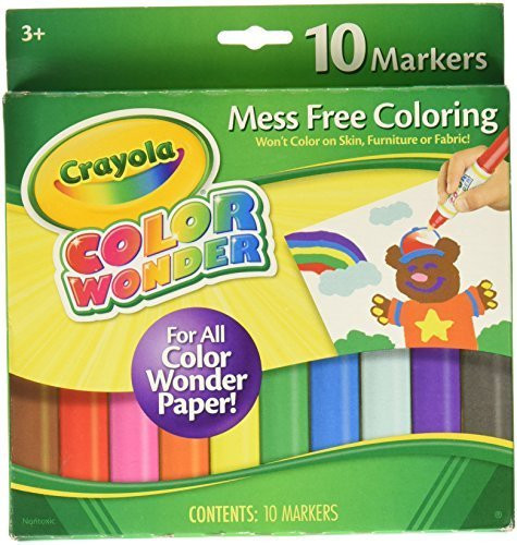 Color Wonder Mess Free Coloring Markers 10-Pack