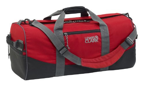 Lewis N. Clark 4014678 Duffel Bag 12" x 24" Red
