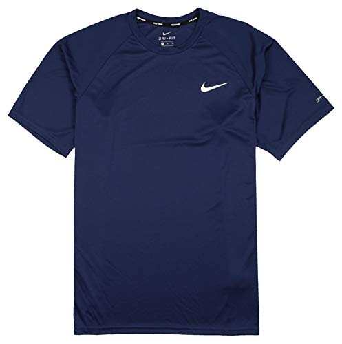 Nike Essential Short Sleeve Hydroguard Midnight Navy LG