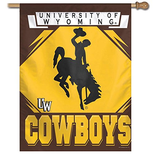 WinCraft NCAA Wyoming, University of WCR06194081 Vertical Flag, 27" x 37"