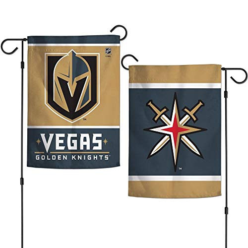 WinCraft NHL Vegas Golden Knights 12x18 Garden Style 2 Sided Flag, One Size, Team Color WinCraft NHL Vegas Golden Knights 12x18 Garden Style 2 Sided Flag, One Size, Team Color