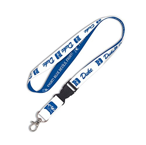 WinCraft NCAA Duke Blue Devils Lanyard with Detachable Buckle, Team Colors, One Size WinCraft NCAA Duke Blue Devils Lanyard with Detachable Buckle, Team Colors, One Size