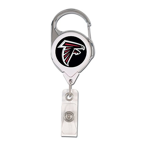 WinCraft NFL Atlanta Falcons Retractable Premium Badge Holder, Team Color, One Size WinCraft NFL Atlanta Falcons Retractable Premium Badge Holder, Team Color, One Size