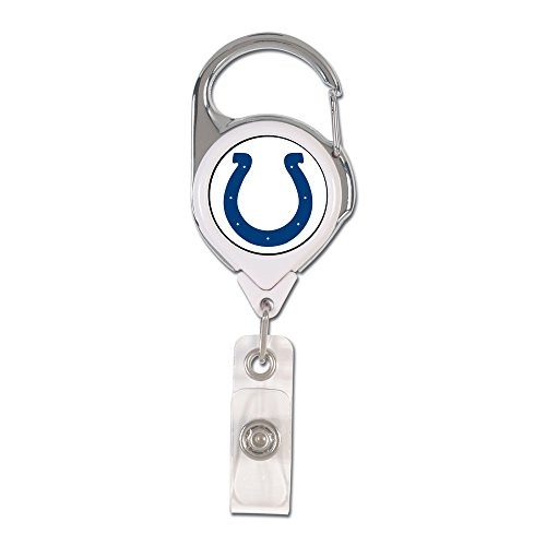WinCraft NFL Indianapolis Colts Retractable Premium Badge Holder, Team Color, One Size WinCraft NFL Indianapolis Colts Retractable Premium Badge Holder, Team Color, One Size