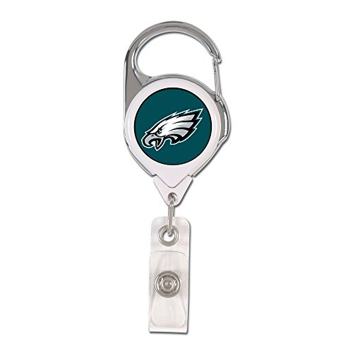 WinCraft NFL Philadelphia Eagles Retractable Premium Badge Holder, Team Color, One Size WinCraft NFL Philadelphia Eagles Retractable Premium Badge Holder, Team Color, One Size