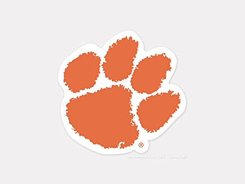 WinCraft NCAA Clemson University Perfect Cut Color Decal, 4" x 4"