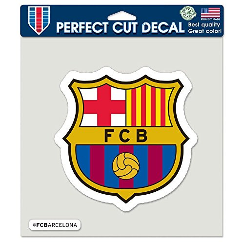 WinCraft Soccer FC Barcelona Perfect Cut Color Decal, 8" x 8"