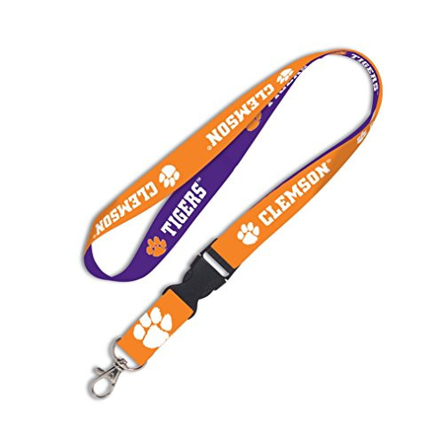 WinCraft NCAA Clemson University 62096011 Lanyard with Detachable Buckle, 3/4" WinCraft NCAA Clemson University 62096011 Lanyard with Detachable Buckle, 3/4"
