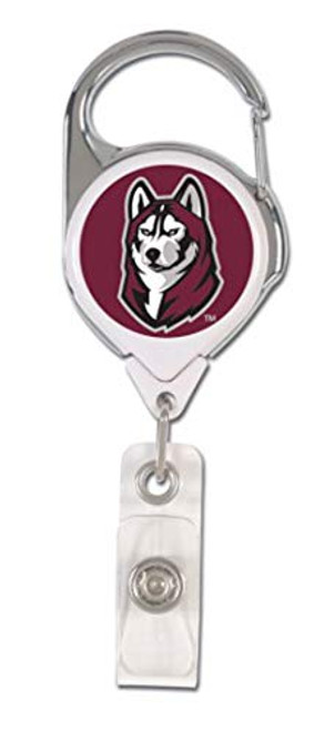 WinCraft Bloomsburg Huskies Premium Badge Reel Id Holder WinCraft Bloomsburg Huskies Premium Badge Reel Id Holder