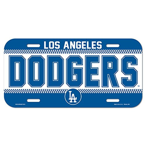 WinCraft MLB Los Angeles Dodgers License Plate, Team Color, One Size WinCraft MLB Los Angeles Dodgers License Plate, Team Color, One Size