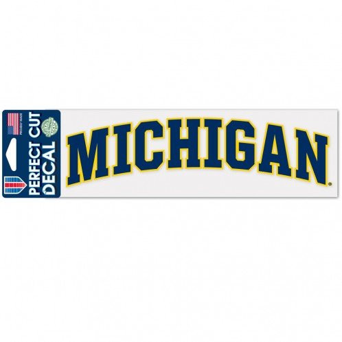 Wincraft Michigan Wolverines NCAA Arched 3x10 Decal