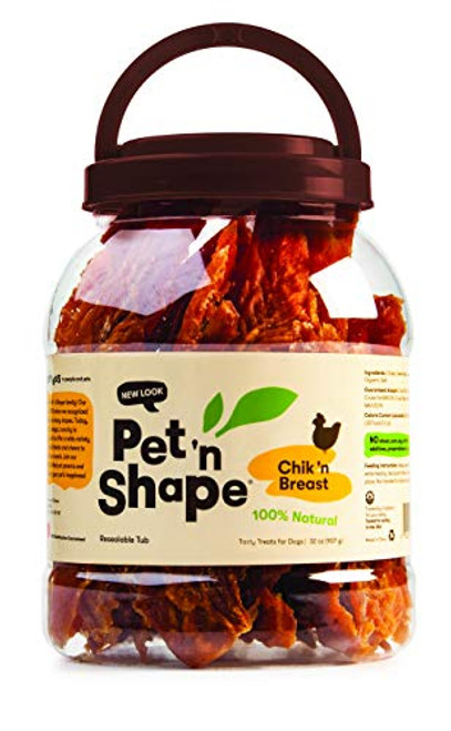 Pet 'n Shape Chik 'N Breast Jerky - All Natural Dog Treats, Chicken, 2 Lb Pet 'n Shape Chik 'N Breast Jerky - All Natural Dog Treats, Chicken, 2 Lb