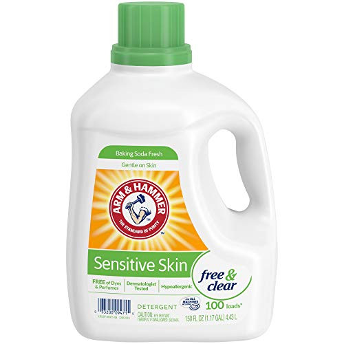 Arm & hammer Sensitive Skin Free & Clear, 100 Loads Liquid Laundry Detergent, 150 Fl oz