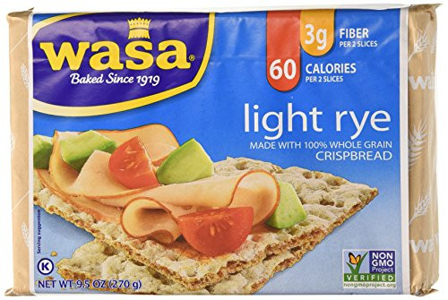 Wasa Crispbread - Light Rye, 9.5oz, 2 Pack Wasa Crispbread - Light Rye, 9.5oz, 2 Pack