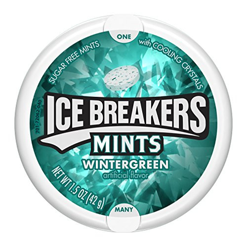 ICE BREAKERS Mints, 1.5oz, Wintergreen