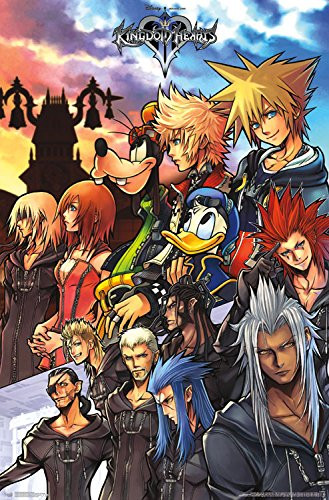 Trends International Kingdom Hearts Group Wall Poster 22.375" X 34"