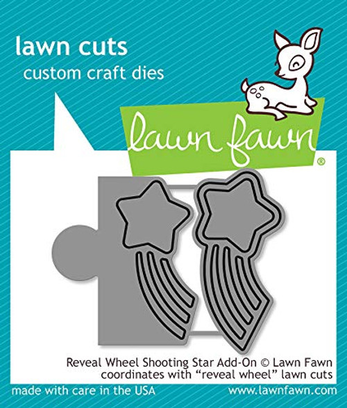 Lawn Fawn Lawn Cuts Custom Craft Die - LF1792 Reveal Wheel Shooting Star Add-On