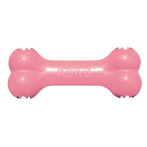 KONG - Puppy Goodie Bone - Teething Rubber, Treat Dispensing Dog Toy - for Small Puppies (Assorted Colors) KONG - Puppy Goodie Bone - Teething Rubber, Treat Dispensing Dog Toy - for Small Puppies (Assorted Colors)