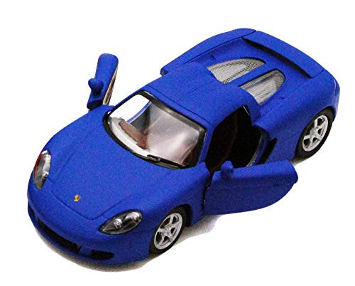 Porsche Carrera GT, Blue - Kinsmart 5081D - 1/36 scale Diecast Model Toy Car